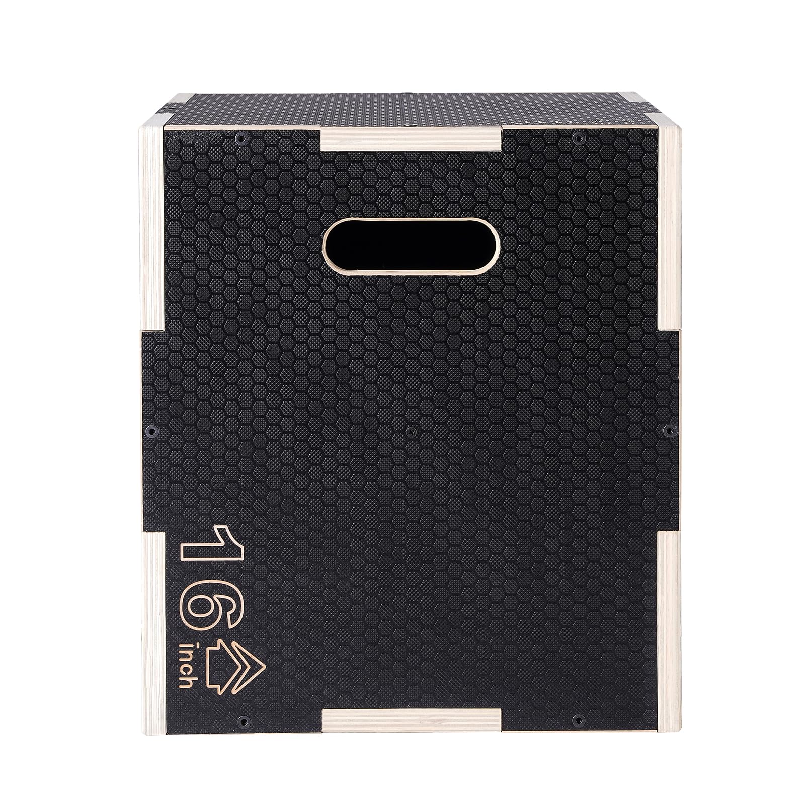 VEVOR Scatola per Plyo in Legno 3 in 1, Piattaforma Antiscivolo per Esercizi Fitness e Allenamento