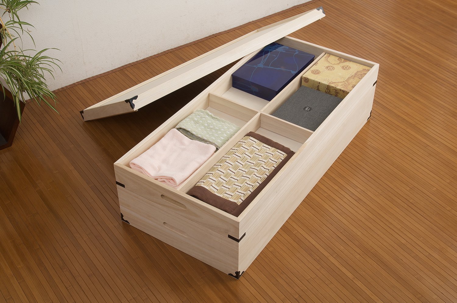 Amazon｜桐衣装ケース 桐衣装箱 (2段高さ27㎝)｜チェスト