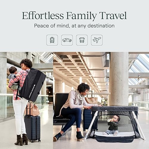 Miniatura 3 de Cuna de viaje y corralito portátil para bebé Lotus