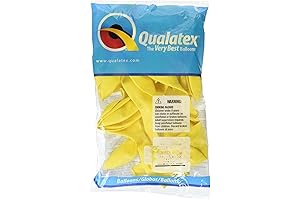 11" Qualatex Yellow Latex Balloon