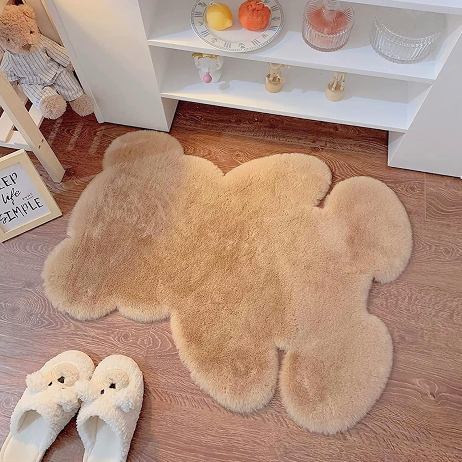 zhxinashu Bear Shaped Rug