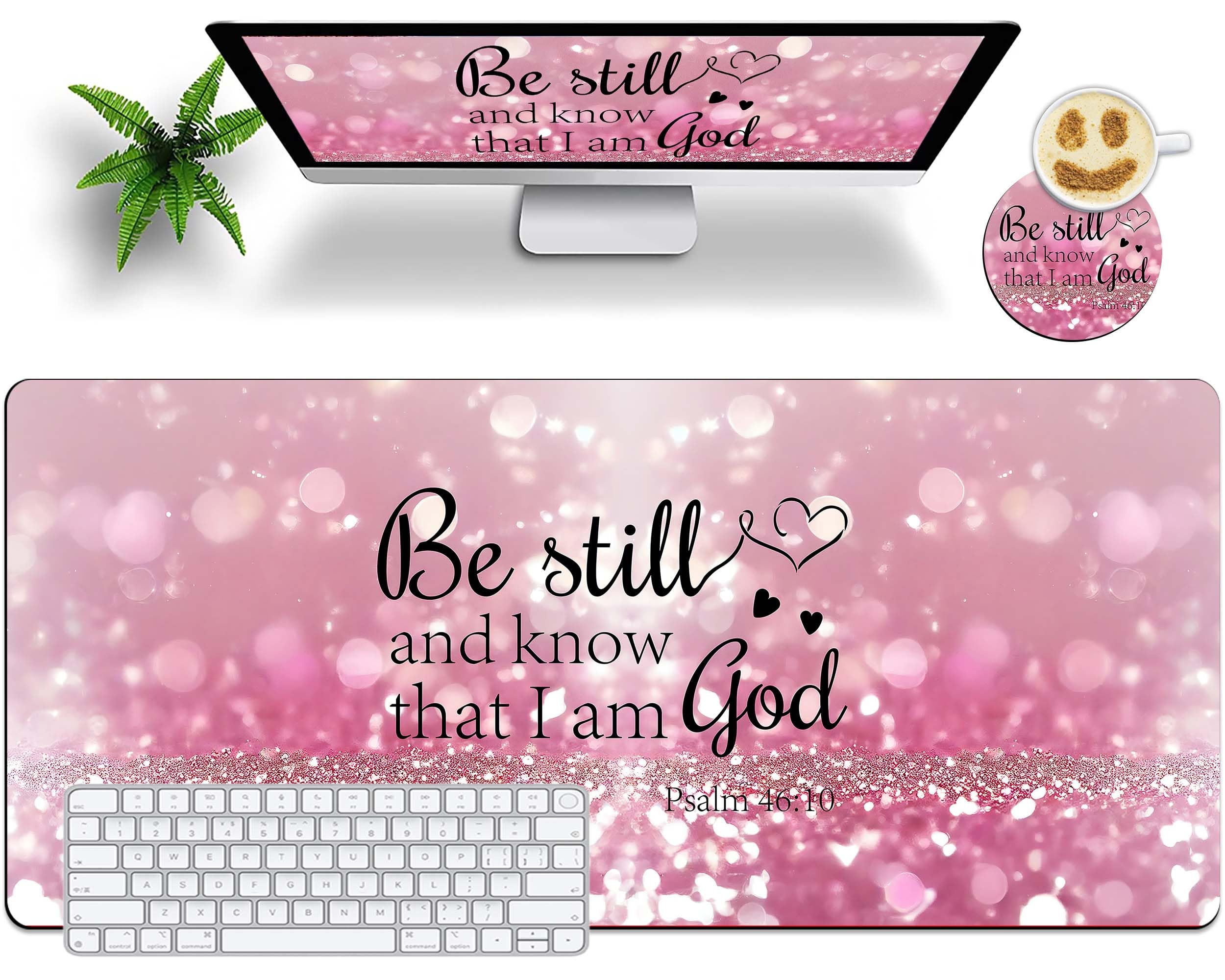 Office Desk Pad Mouse Mat with Coaster 35 4x15 7 Extended Desk Mat Waterproof Non-Slip Extended Large Mouse