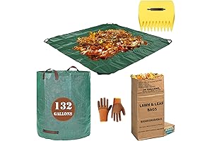 Versatile Tarp with Handles for Easy Yard Work