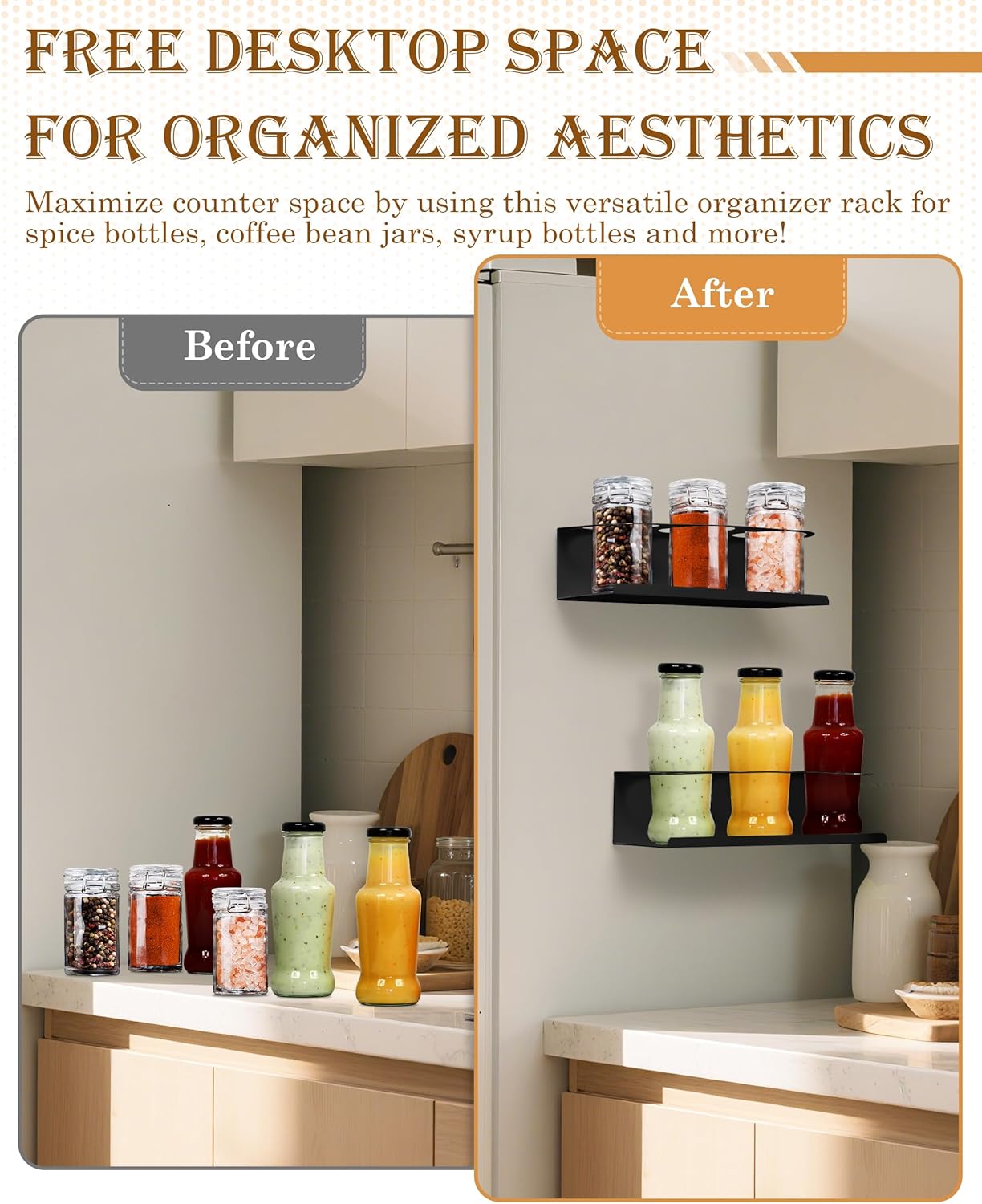 2 Pack Strong Magnetic Cup Holder for Stanley 30 & 40 oz Tumbler - Heavy Duty Magnet - Water Bottle Organizer for Fridge, Cabinet, Office - Fit Stanley Cup Accessories - Image 6