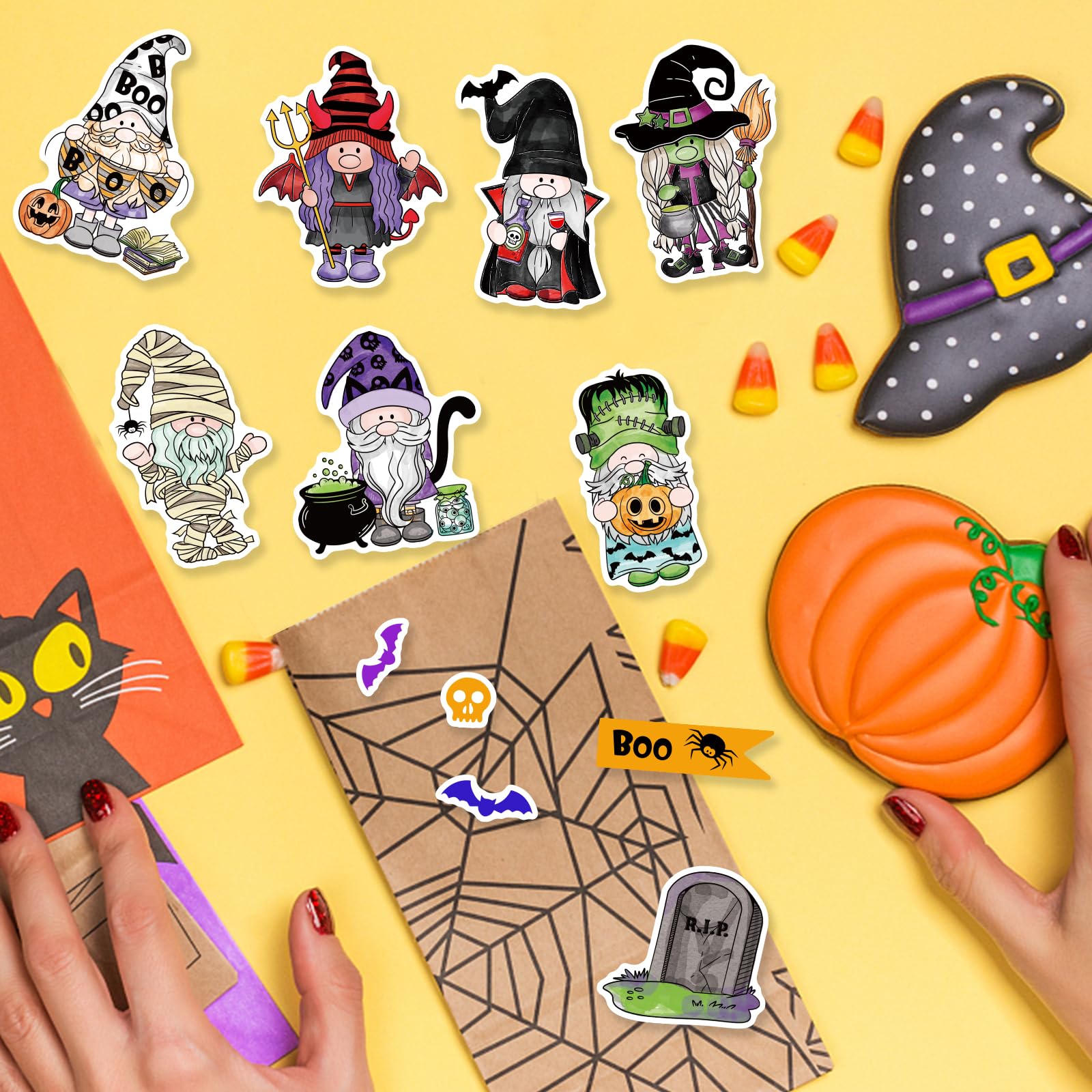 Set Di Timbri Trasparenti E Fustelle INFUNLY Con Parole Di Benedizione Per Biglietti Di Auguri, Halloween, Natale, Fai Da Te Scrapbooking - 2