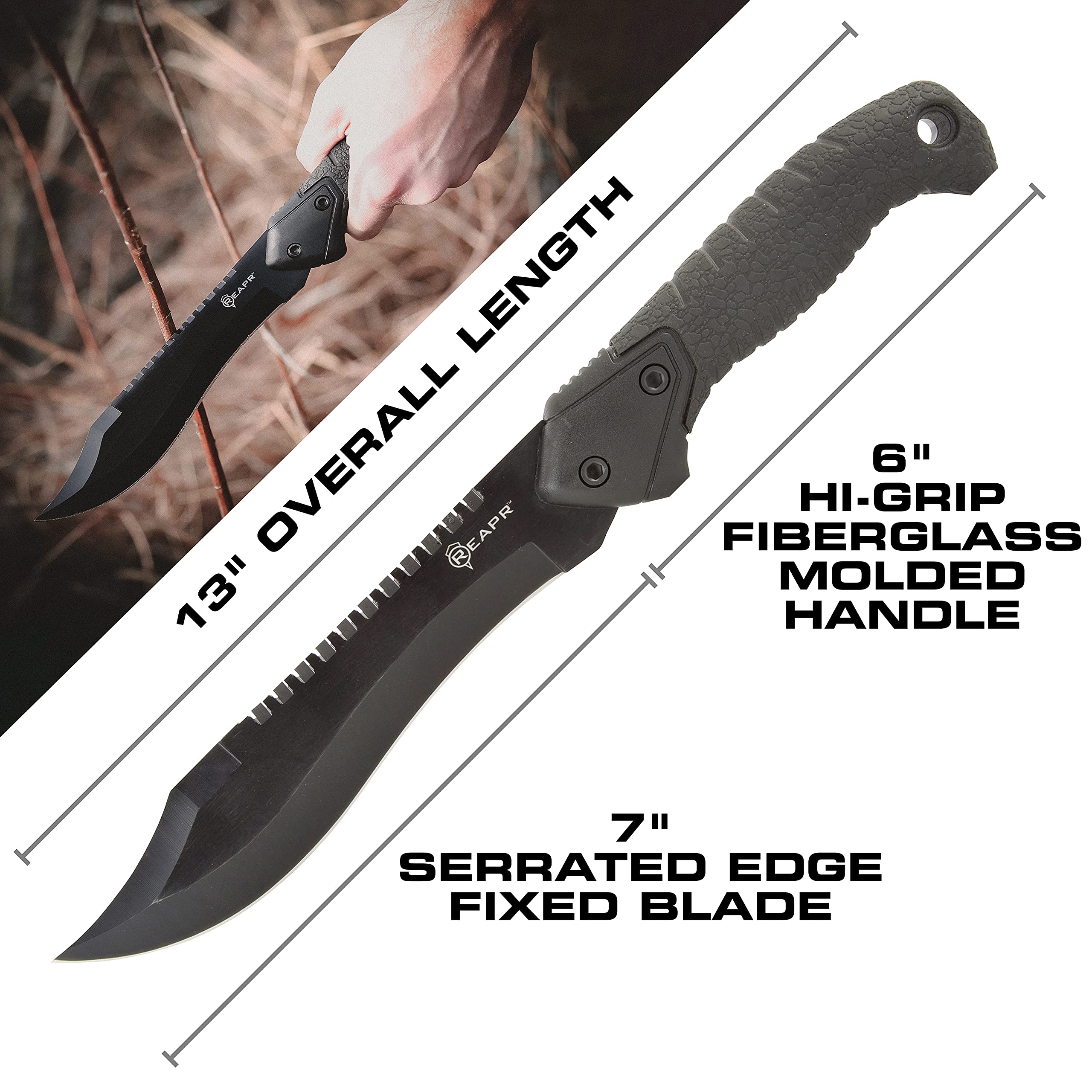 Buy REAPR 11001 TAC Bowie Knife, Stainless Steel Tactical Knife