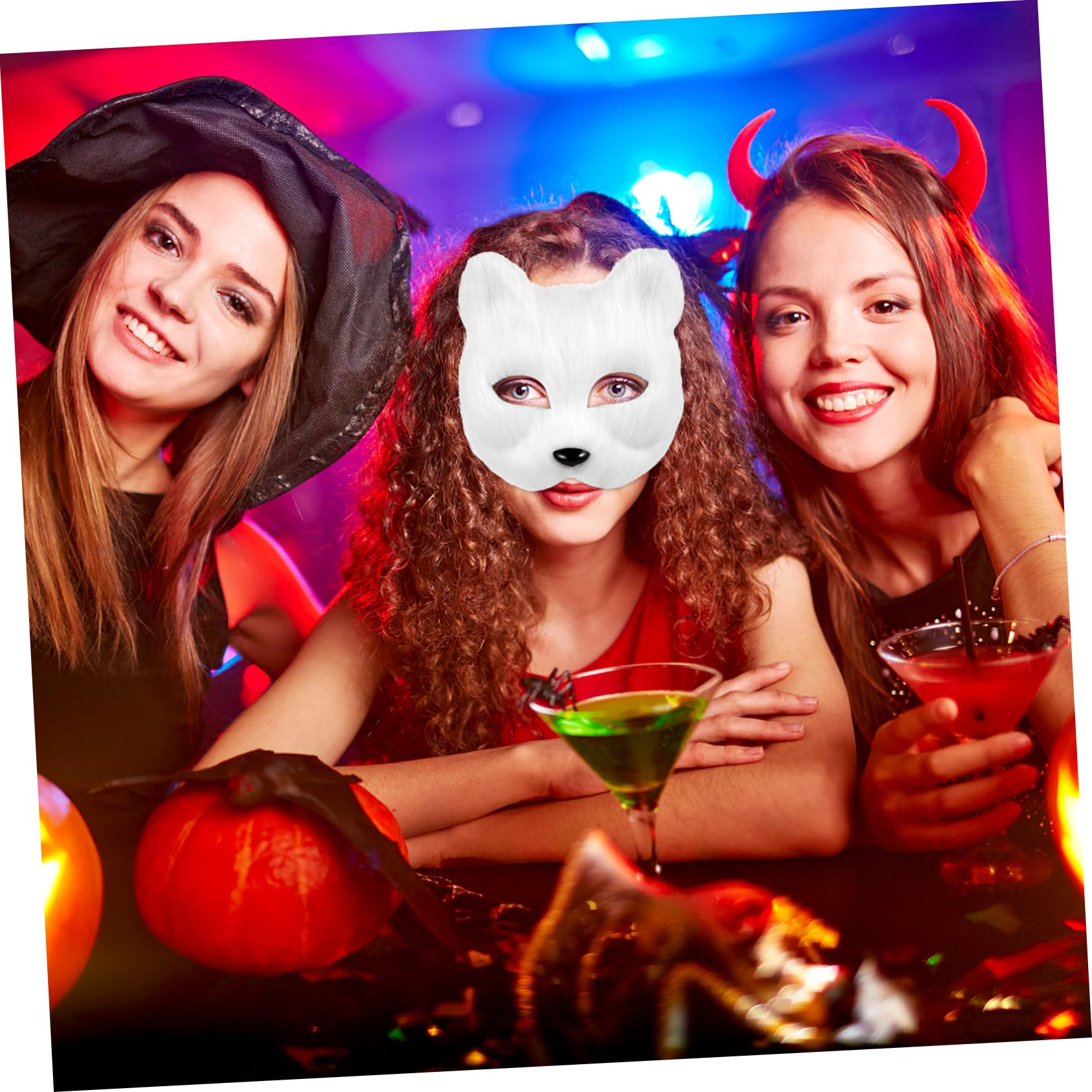 De Para De Media Cara Para Fiestas y Halloween Accesorios De Disfraz Para Cosplay y Eventos De Carnaval