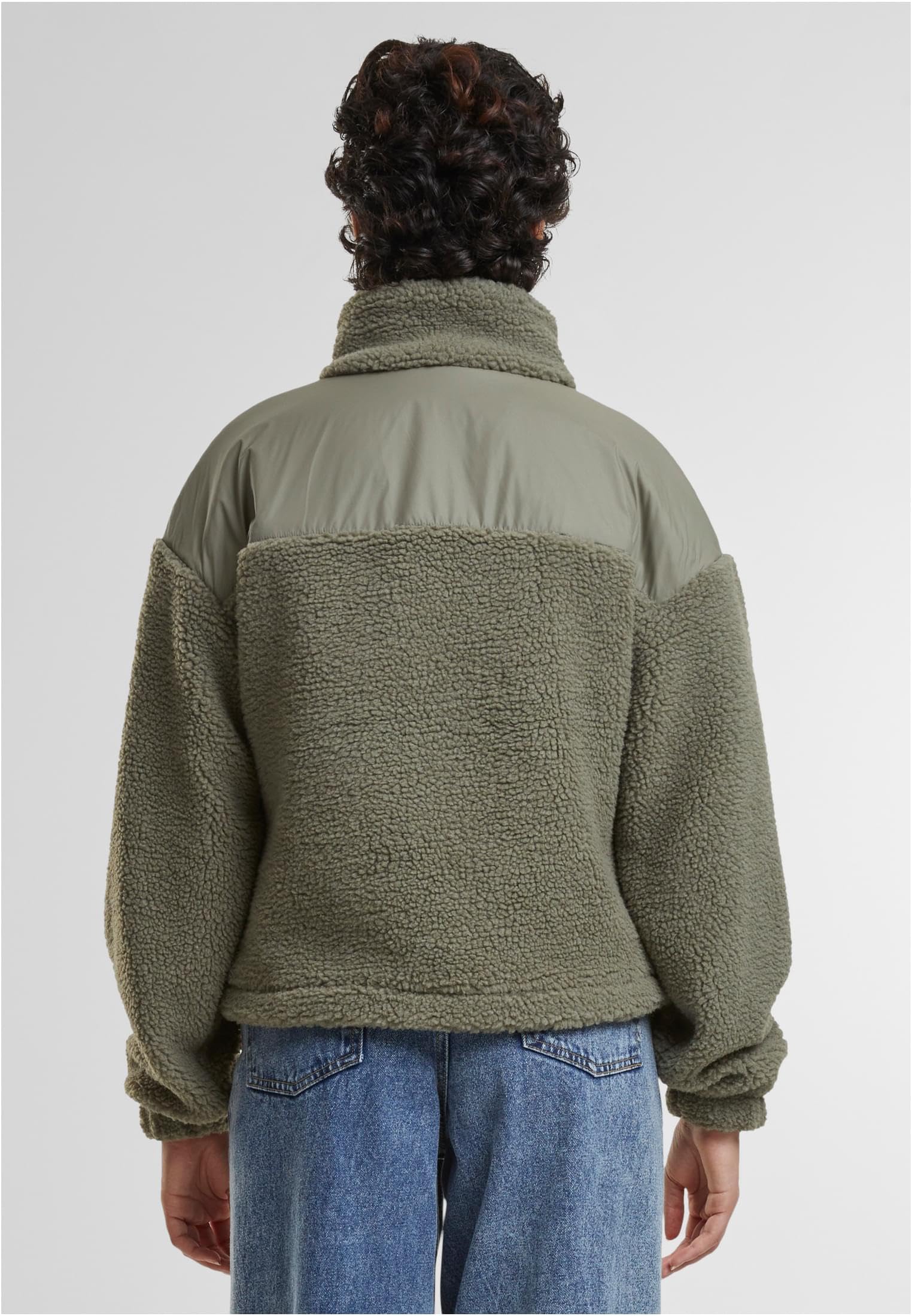 Urban Classics Damen Ladies Sherpa Mix Jacket