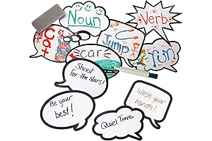 Roylco R49621 Roylco Laminated Speech Bubbles for Enhanced Communication Skills