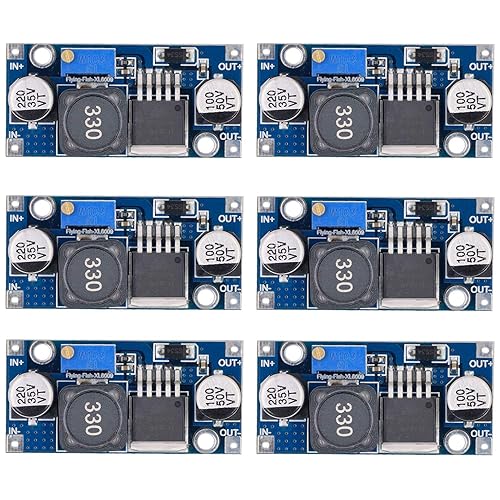 Miniatura 1 de Valefod XL6009 Convertidor de impulso de CC a CC 3.0-30V a 5-35V Módulo de potencia de transformador elevador, paquete de 6