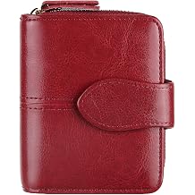 Womens Wallet Small Wallets for Women Multi-capacity design Women's short Wallet Wallet Card bag Short zipper with Credit Card Holder Id Window