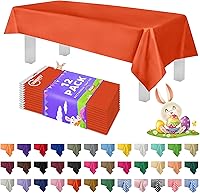 Vista 25 de Mantel de plástico de alta calidad - 54 in. x 108 pulgadas. Grandipity - Mantel rectangular (6 y 12 unidades), Agua (Aqua)