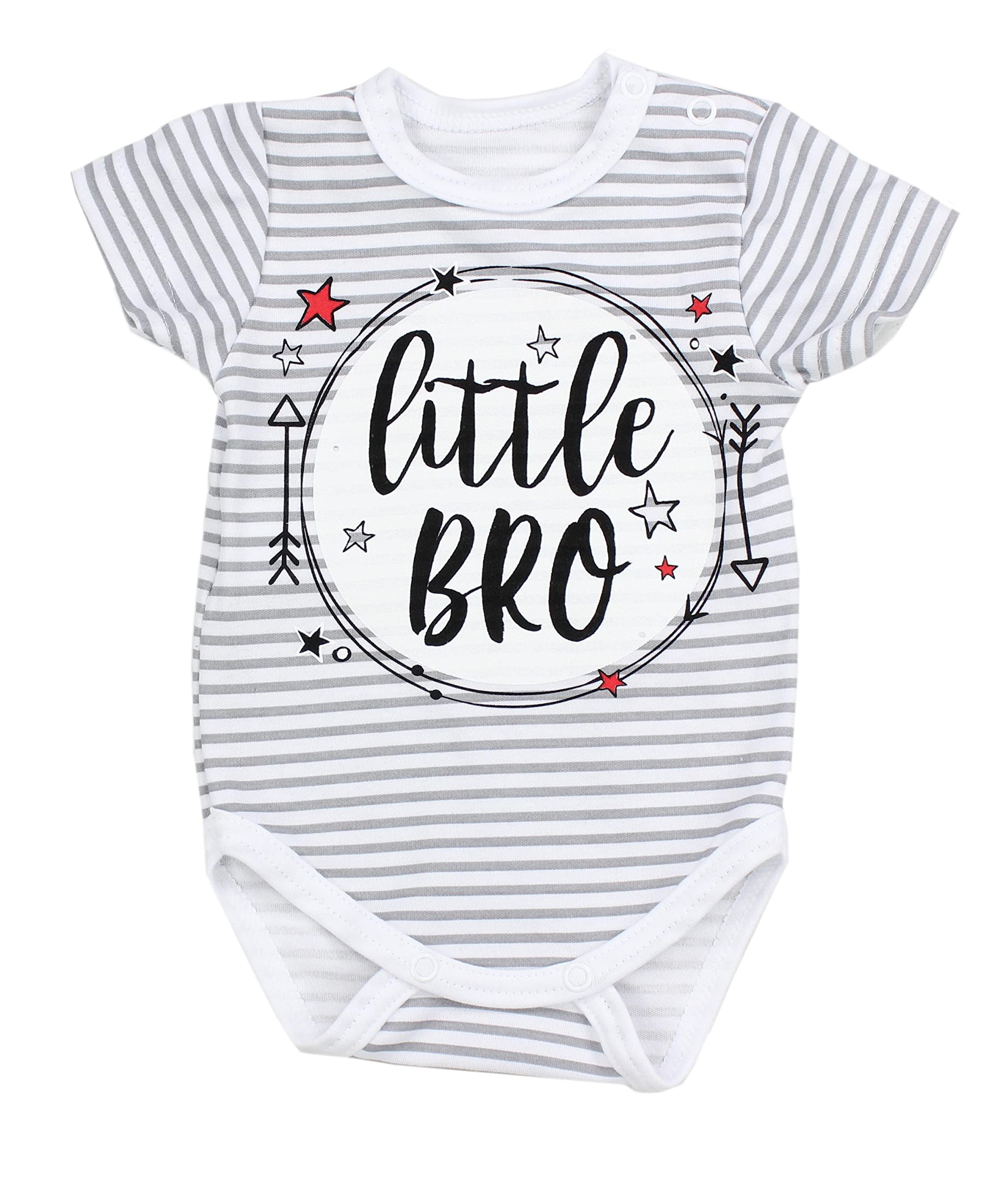 TupTam Body Bébé Manches Courtes Lot de 5 – Bodies Bébé Fille ou Garçon avec Motif Coton