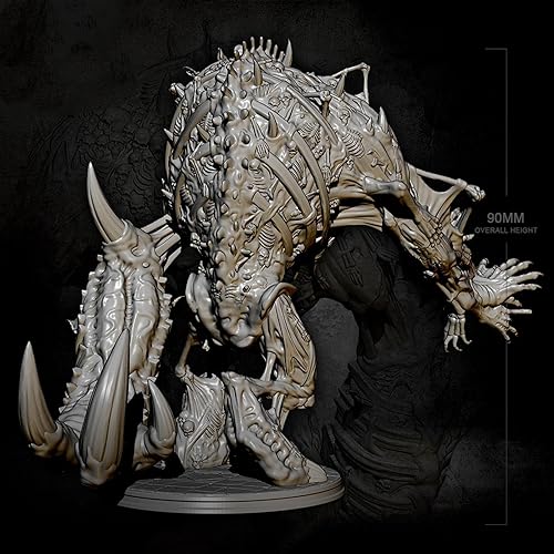 Miniatura 4 de Splindg 118 3.543in Antigua Fantasía Demonio Rey Resina Modelo Soldado Sin Pintar Modelo KitV19585