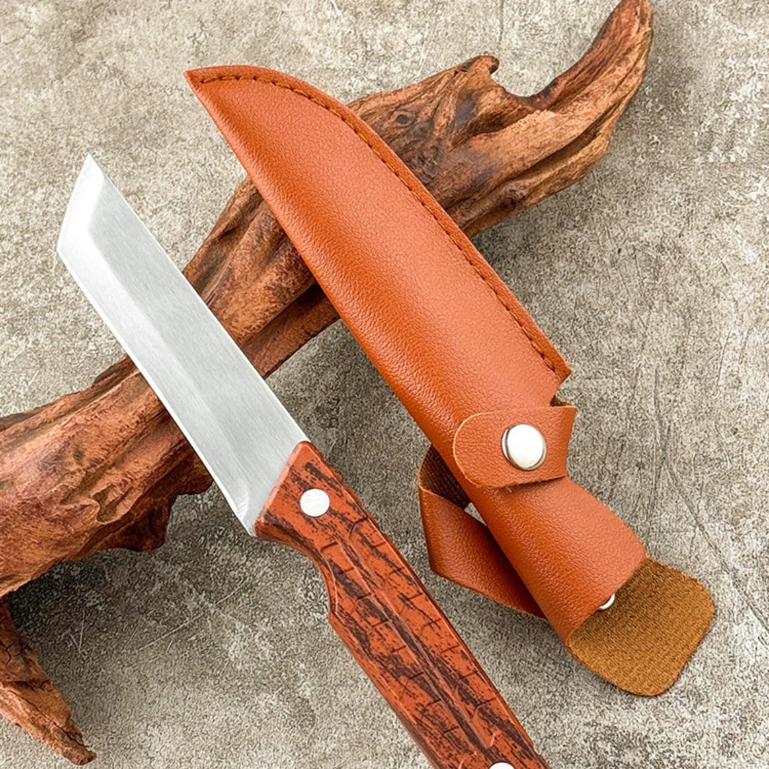 Kneefcy Professional Stainless Steel Knife with ABS Handle β Kitchen Utility Knife for Cutting, Slicing and Chopping Vegetables, Meat, Fruits and Household Food Preparation Cooking Tool 1