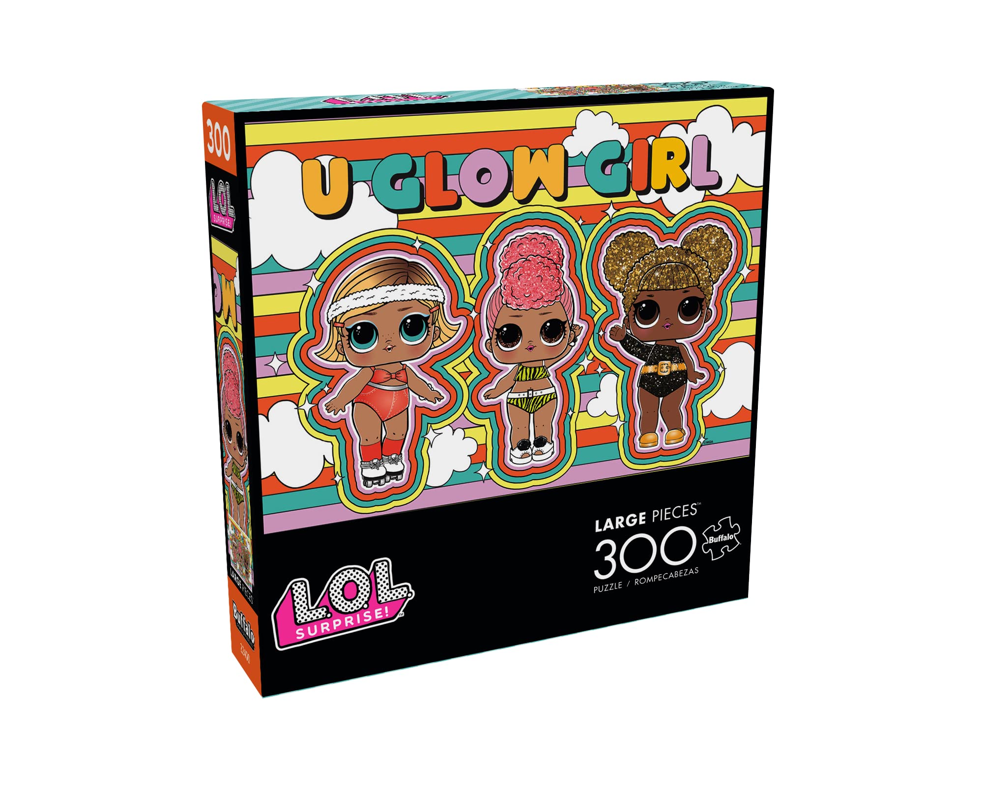 Amazon.com: Buffalo Games - LOL - U Glow Girl! - 300 Piece Jigsaw
