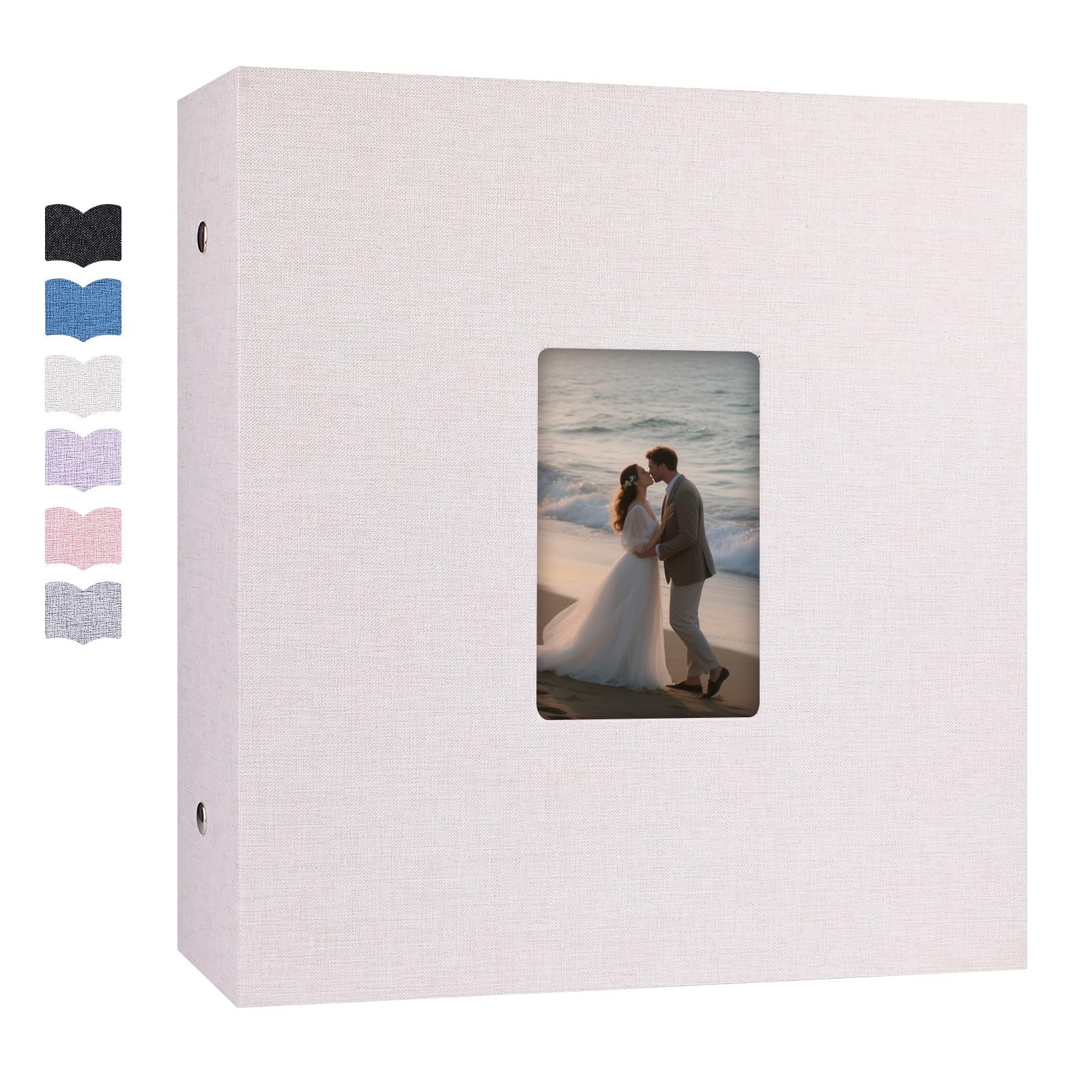 Ruibytree Extra Large Photo Album 6x4 Slip In, Holds 1000 Photos, Beige โ image 1