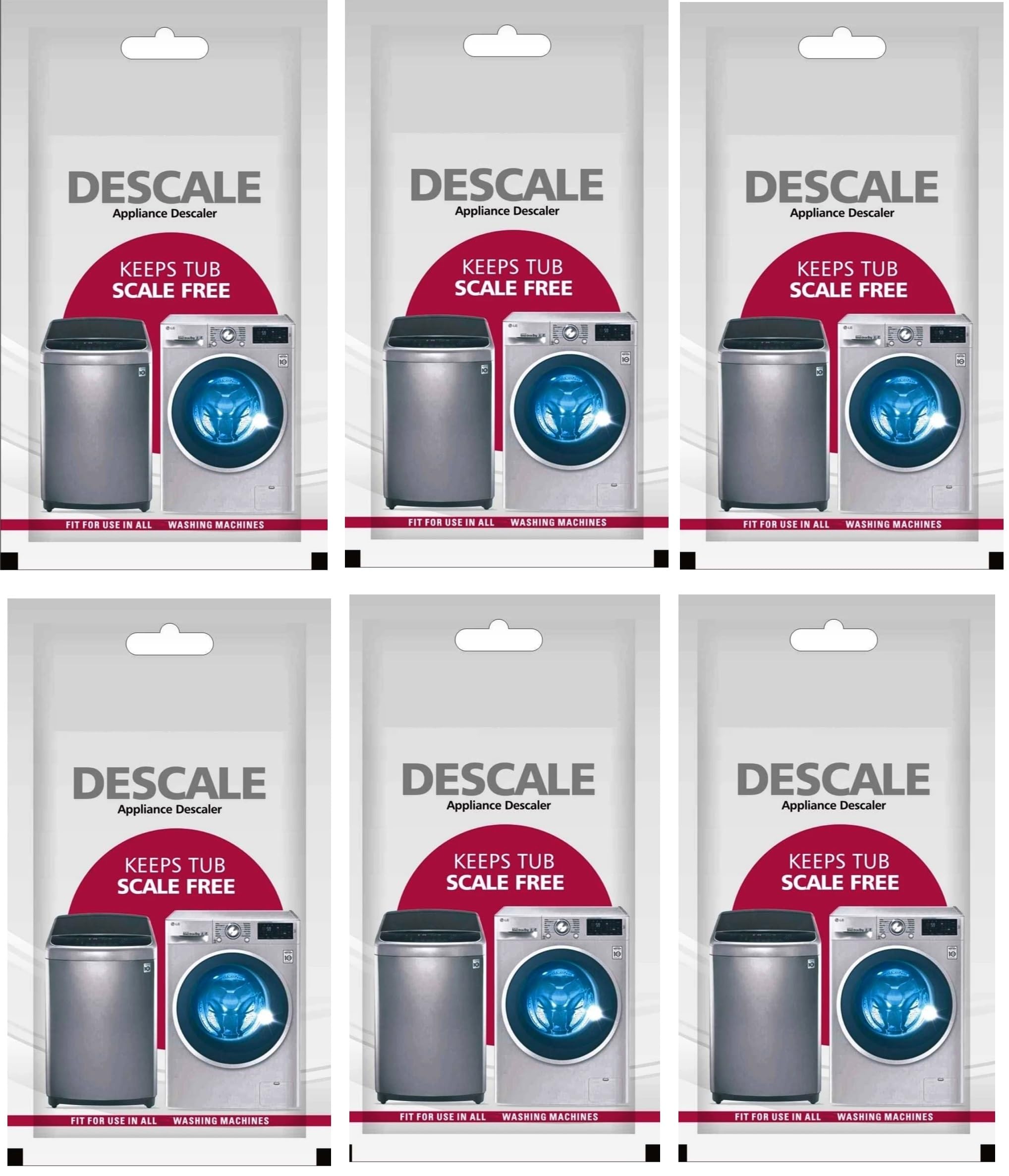 Descale Compatiable For LG, ifb, samsung, bosch Washing Machine Front Load and Top Load, Cleaning Powder, Descaling Powder, Drum Cleaner 100 g (Pack Of 6) E (B0DCFMZYXJ) Amazon Price History, Amazon Price Tracker