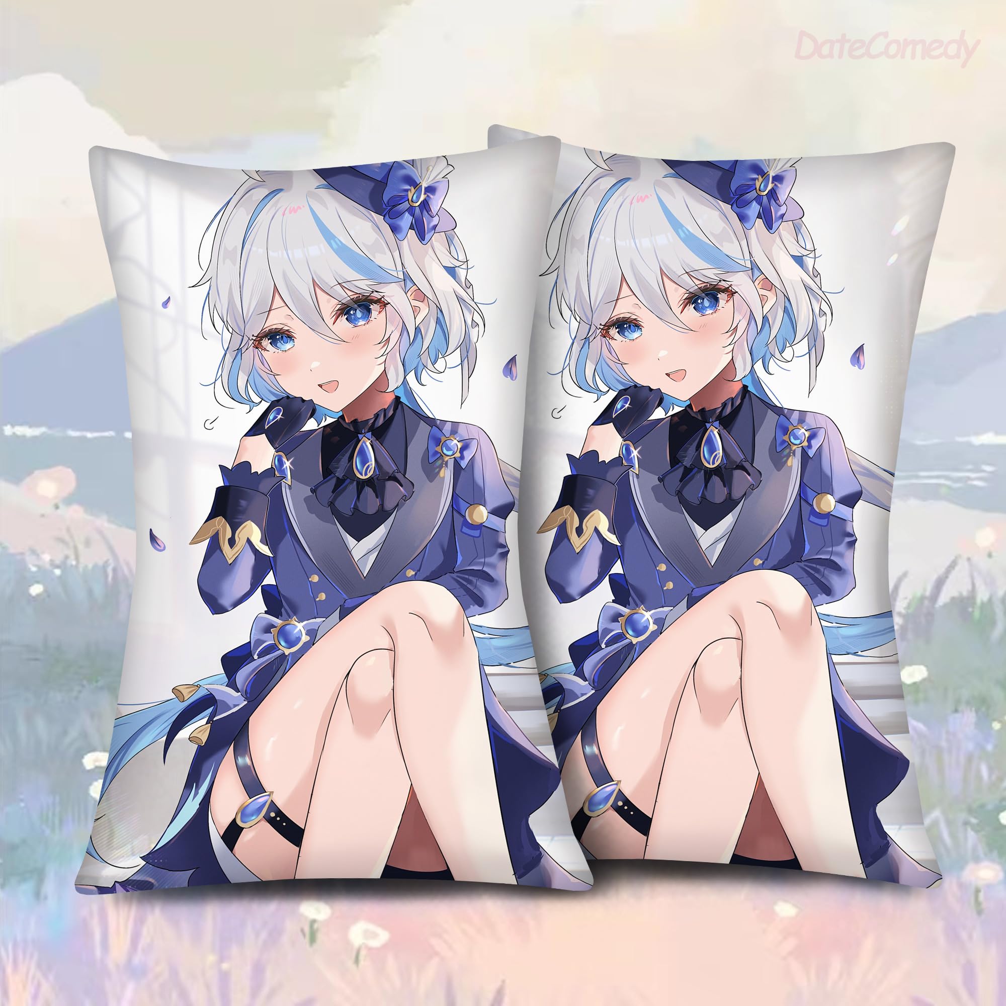 Amazon｜デートコメ 抱き枕 フリーナ 原神 枕カバー ベッド用 寝具 