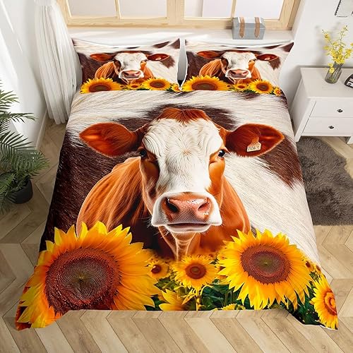 Miniatura 6 de Juego de ropa de cama de construcción para niños, tamaño matrimonial, juego de funda de edredón de dinosaurio de dibujos animados para niños, juego