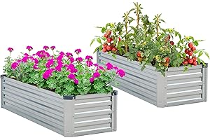 Small Raised Bed Galvanized Planter Boxes 