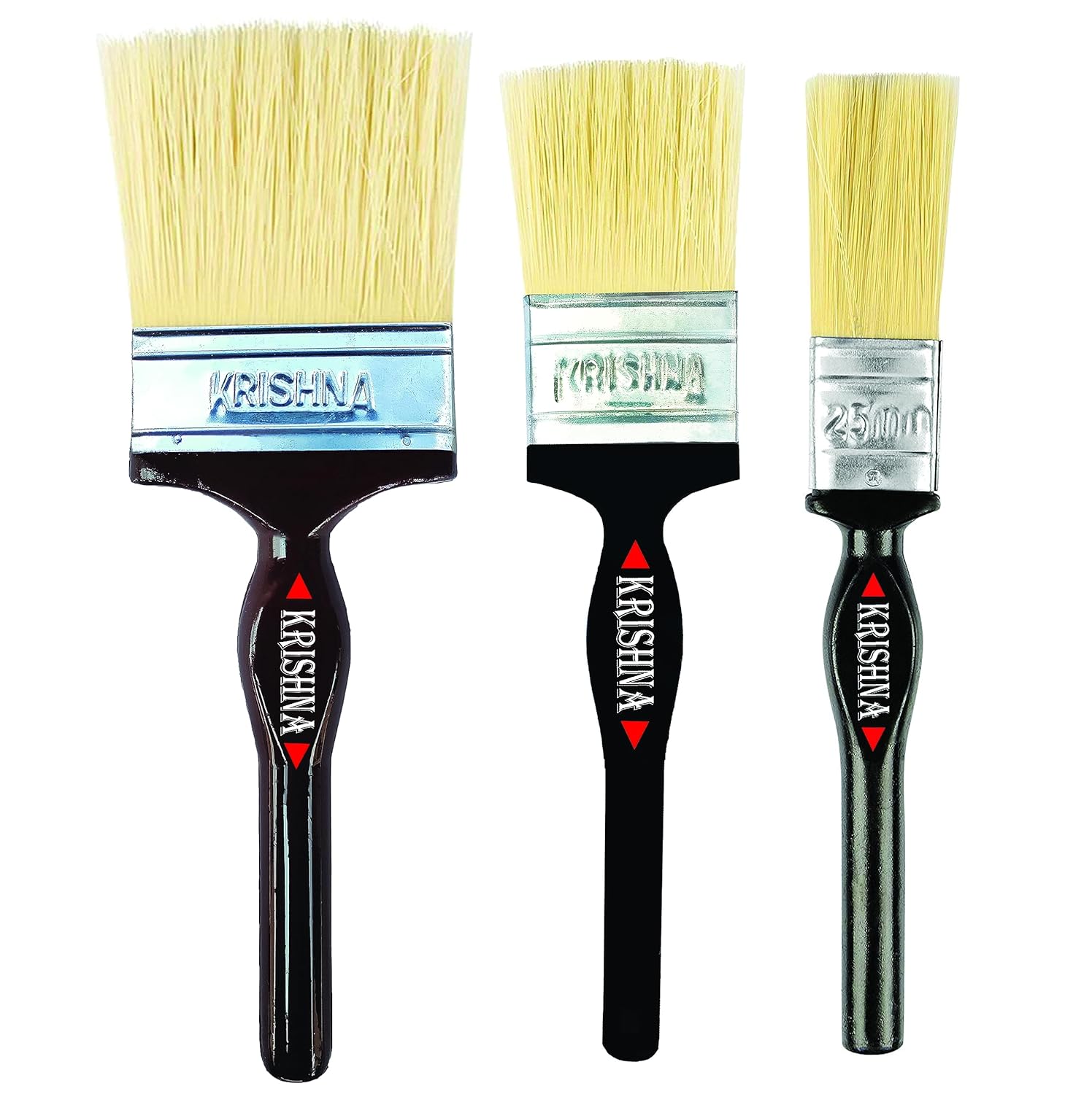 KRISHNA 1Inch+2Inch+3Inch Wide Paint Brush Soft Thick Household