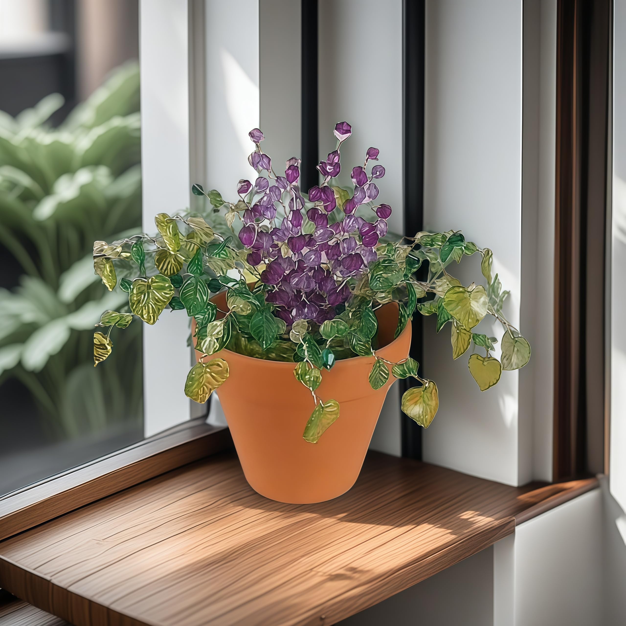 Leaf Beads 450PCS Green Beads for Jewelry Making Acrylic Green Leaf Charms Plant Bead for beaded plant Earrings Necklaces Bracelets DIY Crafts