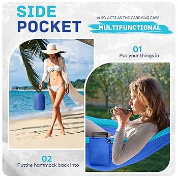 JMW PB hammock 40d 280×130 Cider Blue JMW PB hammock 40d 280×130 Cider Blue Amazon.com: Camping