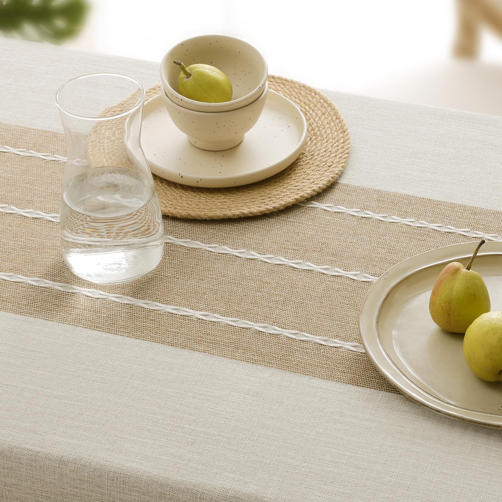 Softalker Linen Tablecloth - 55x70 Inch -3