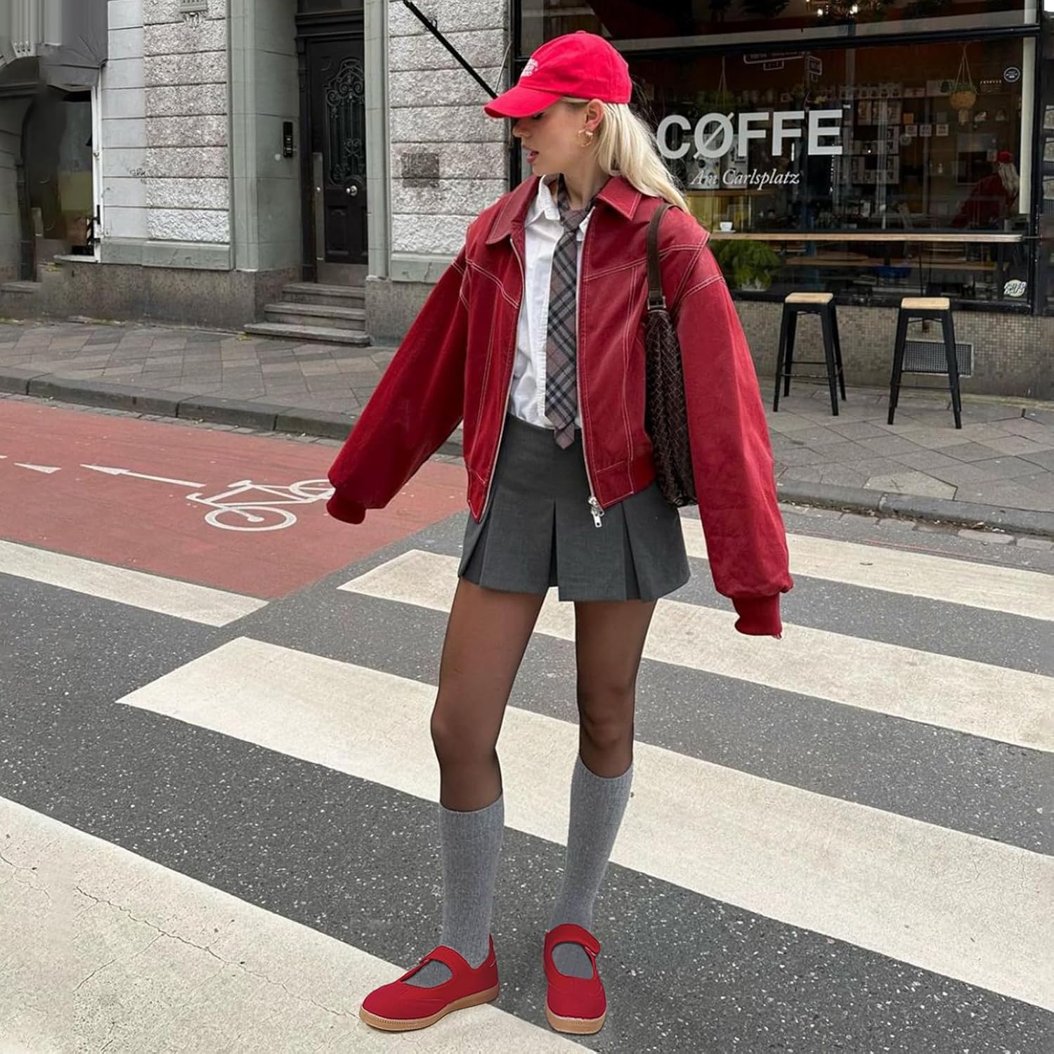 Womens Sneakers Casual Lightweight Tennis Shoes Slip on Footwear Women's Fashion Retro Sneakers for Dress Jeans Skirts - Image 3