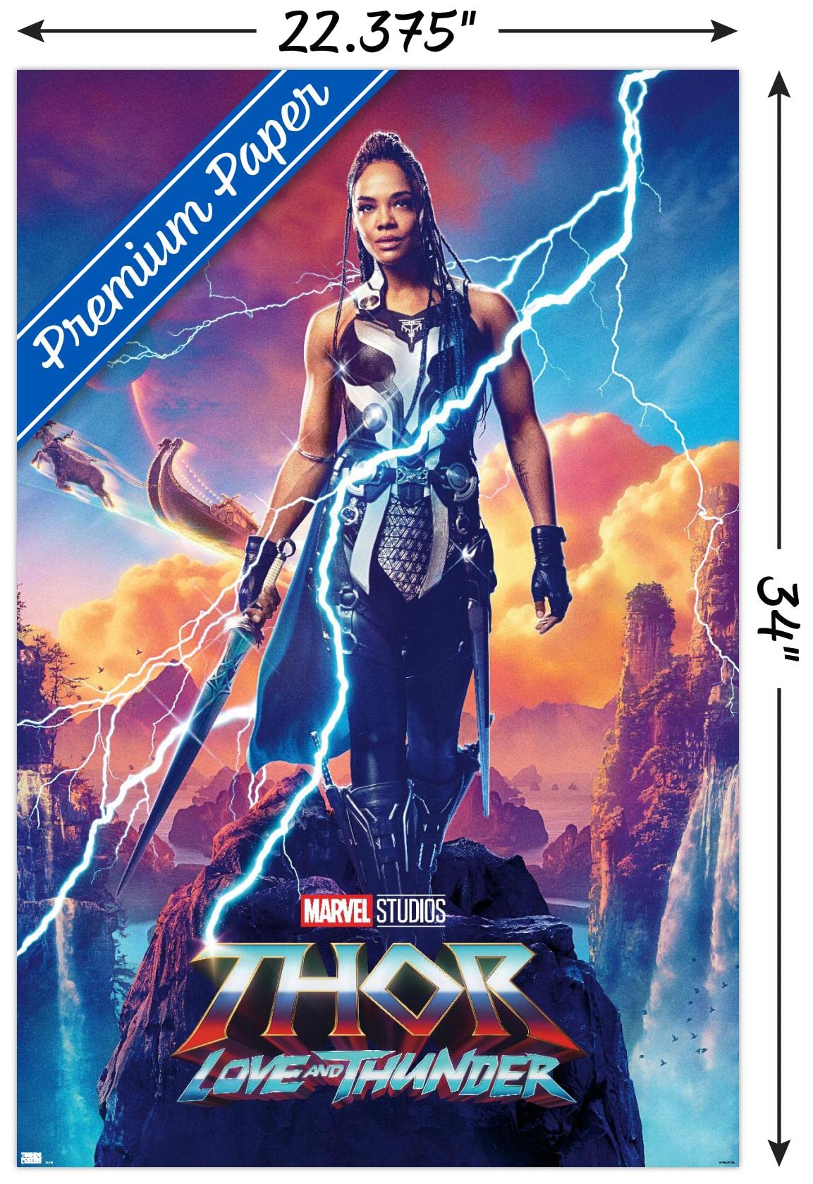 雷神、ソー　英語版　3枚セット Amazon.co.jp: Trends International マーベル ソー:愛と雷