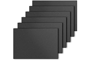 Moldable ABS Plastic Sheets, 6 Pack of 12 x 16 inches