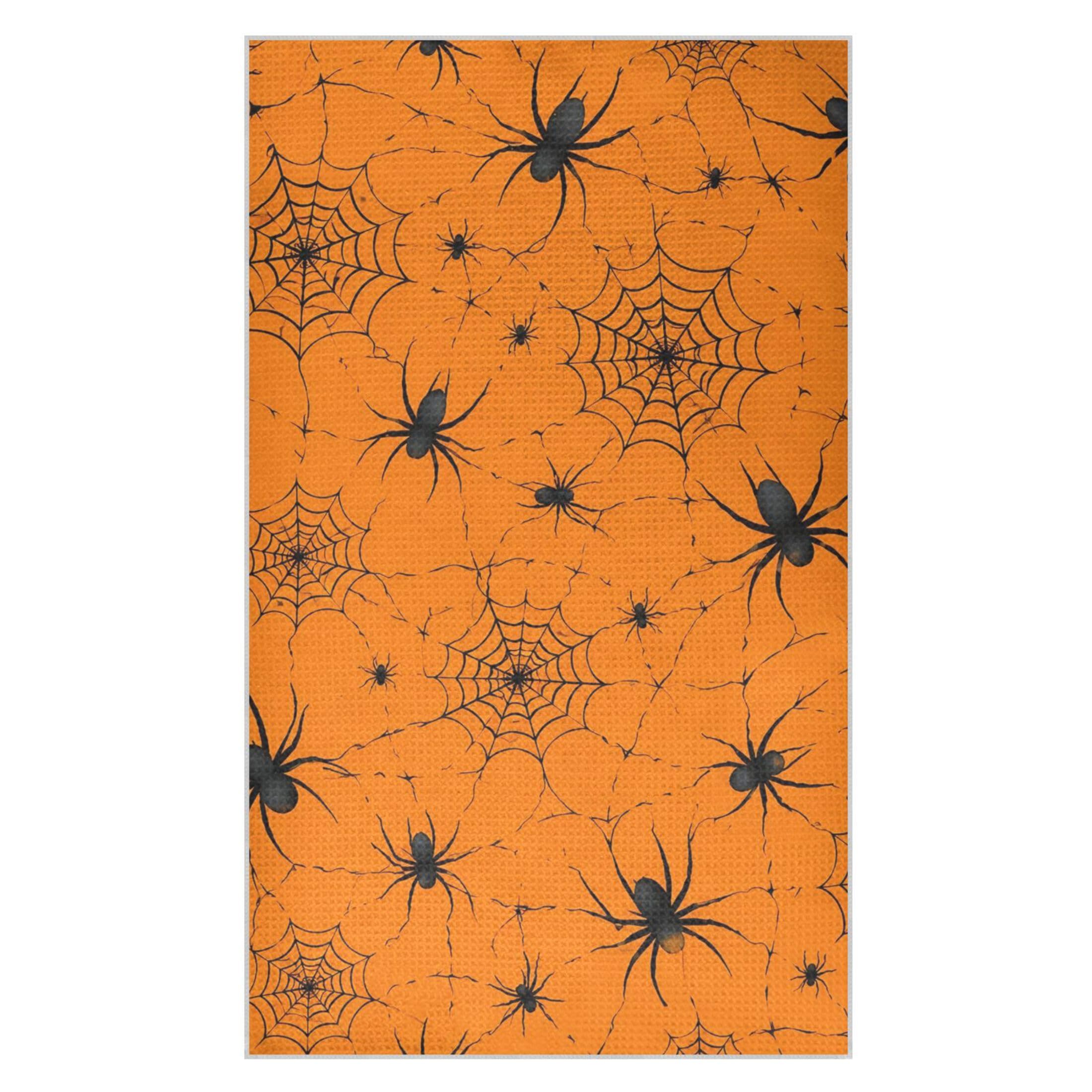 Kutsu Webs Waffle Weave Kitchen Towels Absorbent Quick Drying Dish Towels for Kitchen, Decorative Tea Towel, 18x30 in