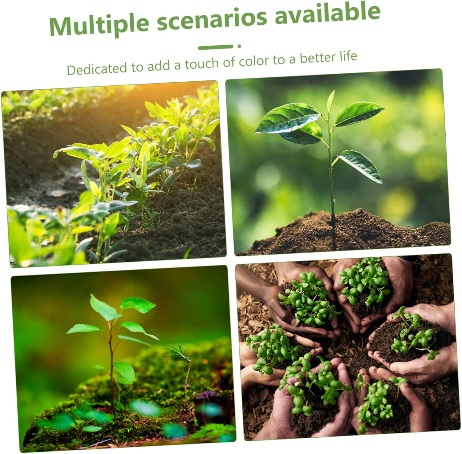 4sets Hanging Planter Tray Window Boxes for Indoor Plants Flower Pots Garden Decor Scratch Sunlight-Resistant