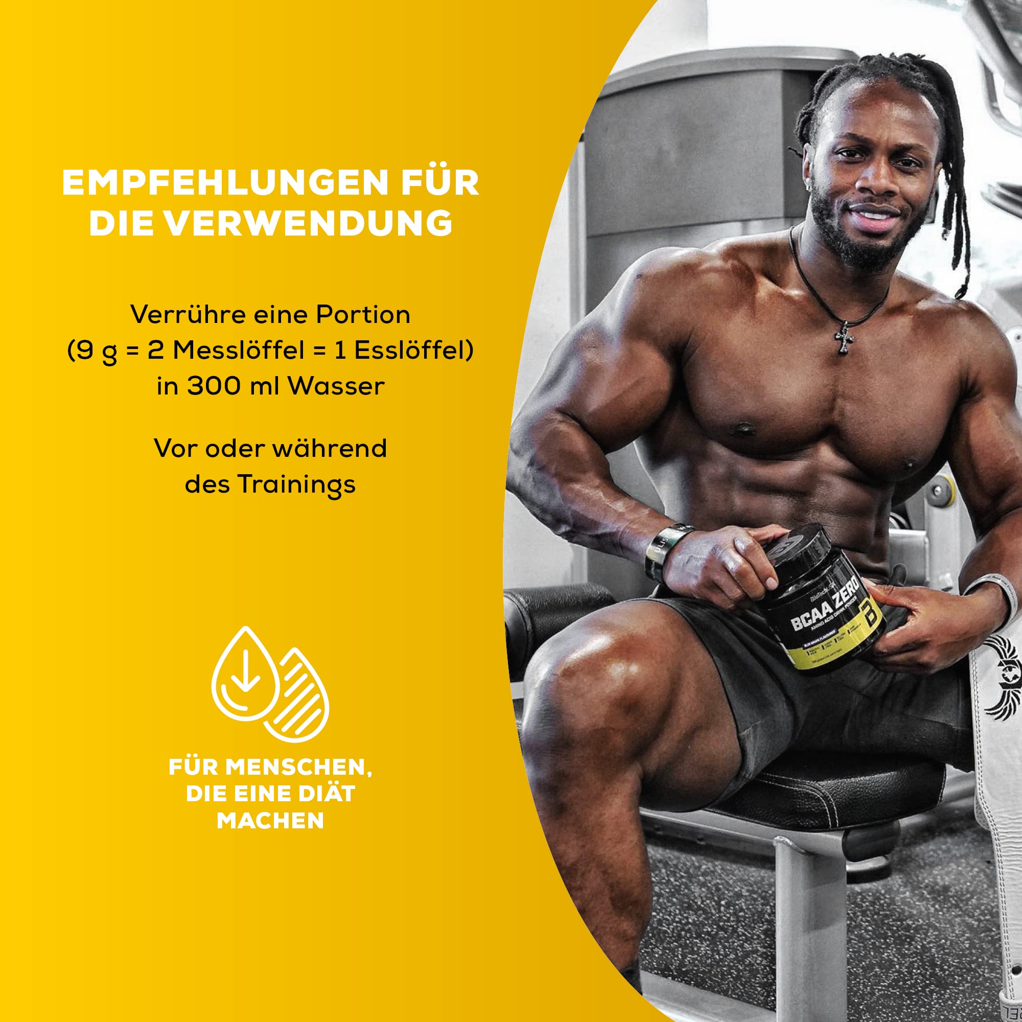 BioTechUSA BCAA Zero | BCAA-Aminosäuren im Verhältnis 2:1:1