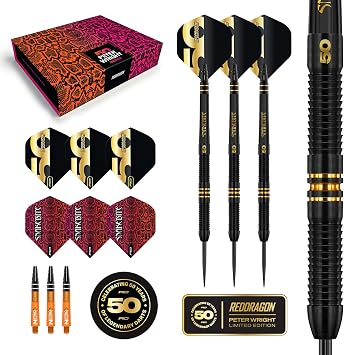 RED DRAGON Darts | Player Edition | 90% Tungsten Darts Set | 21g - 23g