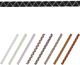 Kintenma Rubber Pattern Flat Rubber Notepad Book Band Shoe Laces Wrapping (0.3 inch (8 mm), Black x Gold), Sold By Cut