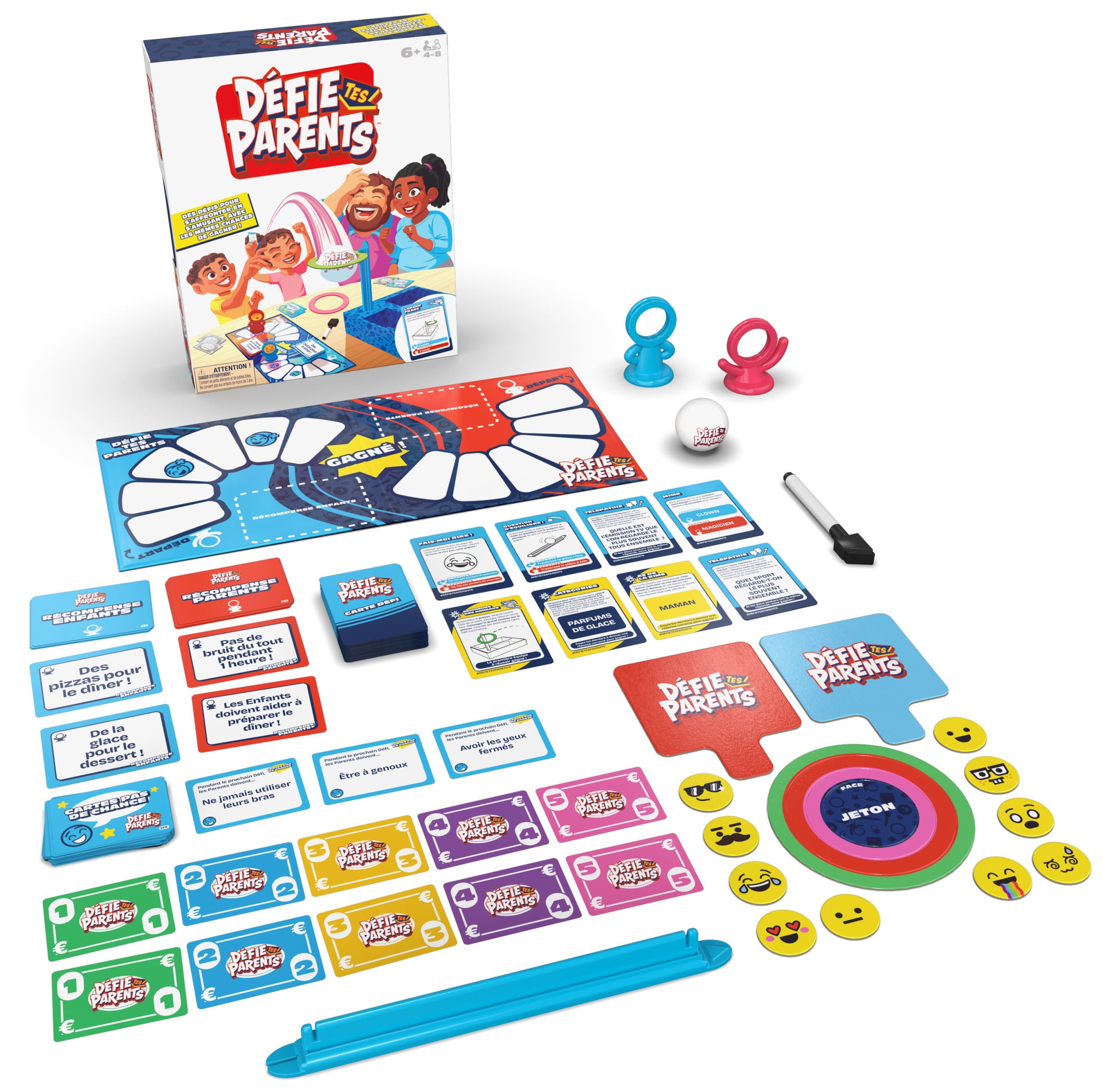 Sfida i tuoi genitori - Gioco da tavolo - Gioco per famiglie - Dai 6 anni in su