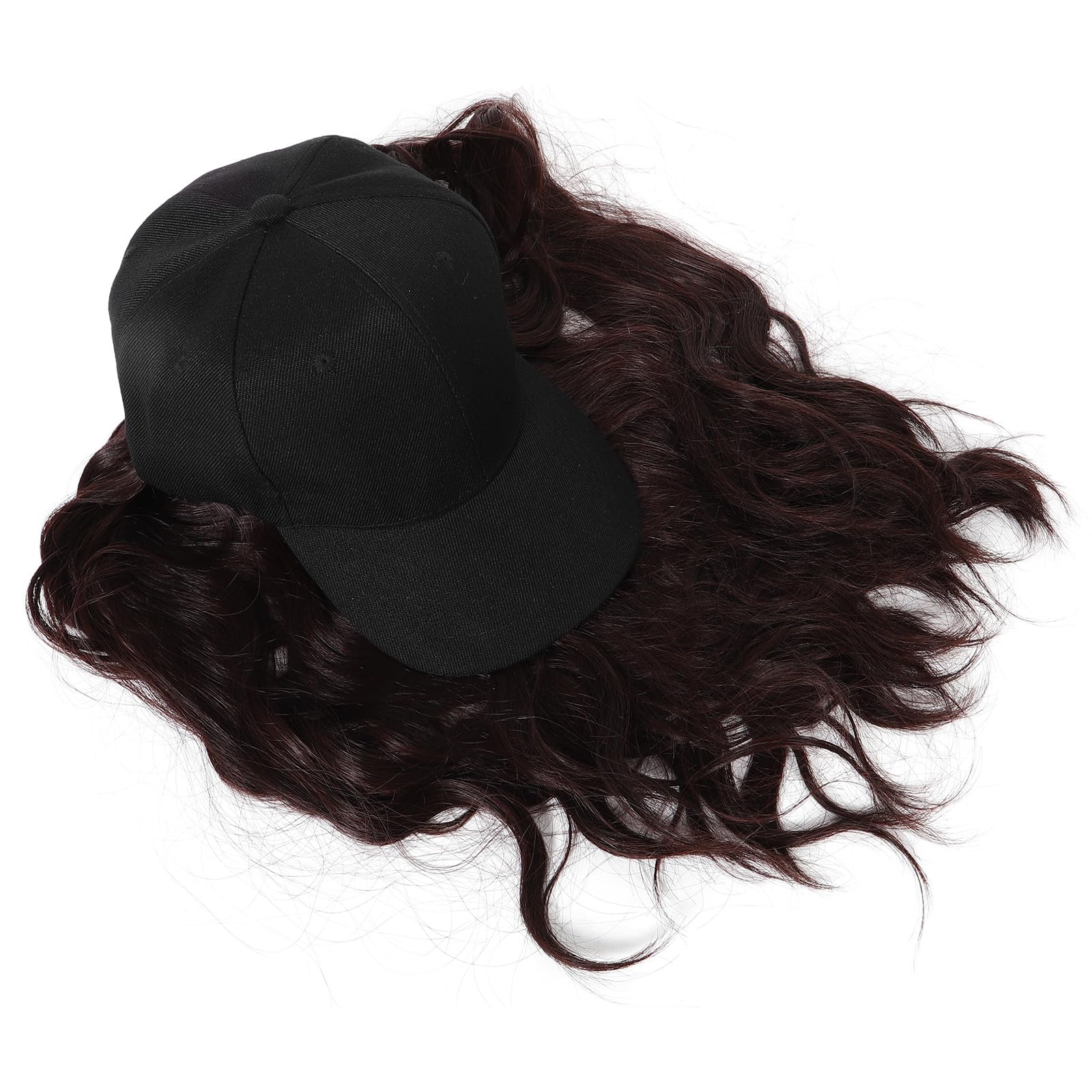 Casquette postiche noire pour masquer la perte de cheveux avec style - 8