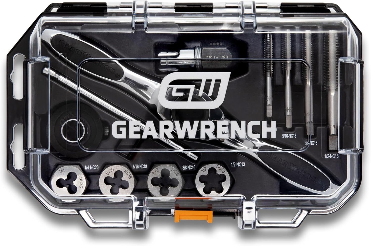 GEARWRENCH 13 Piece SAE Ratcheting Tap & Die Set | 82817