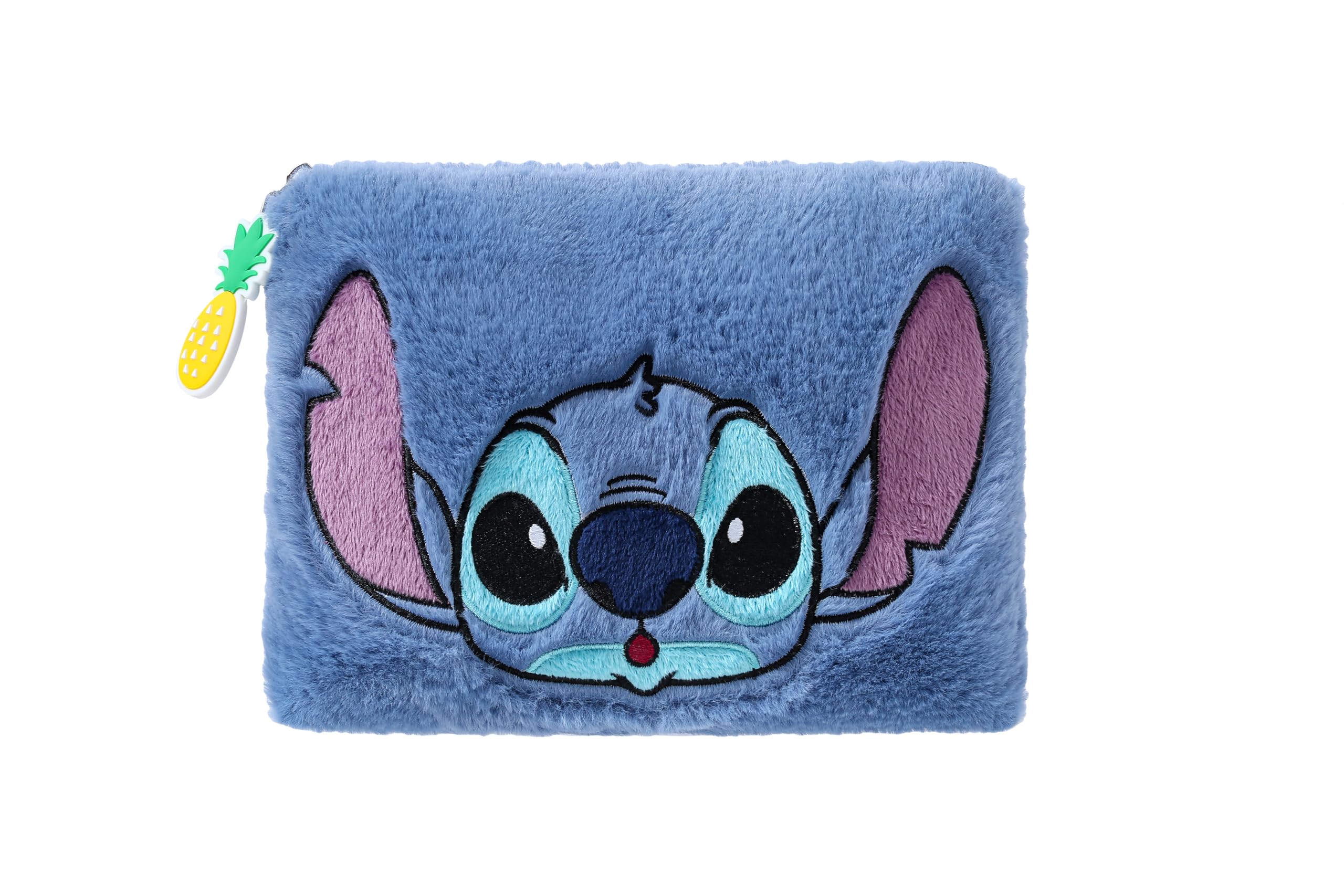 Pyramid International Lilo & Stitch (Stitch) Flat Plush Pencil Case – Soft Zipper Pouch for Kids & Fans, Stationery Organizer, Official Disney Merchandise