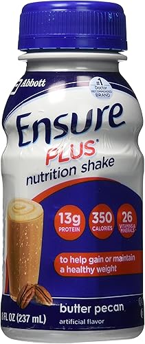 Ensure Plus Nutrition Shake Butter Pecan Flavor (paquete de 6)