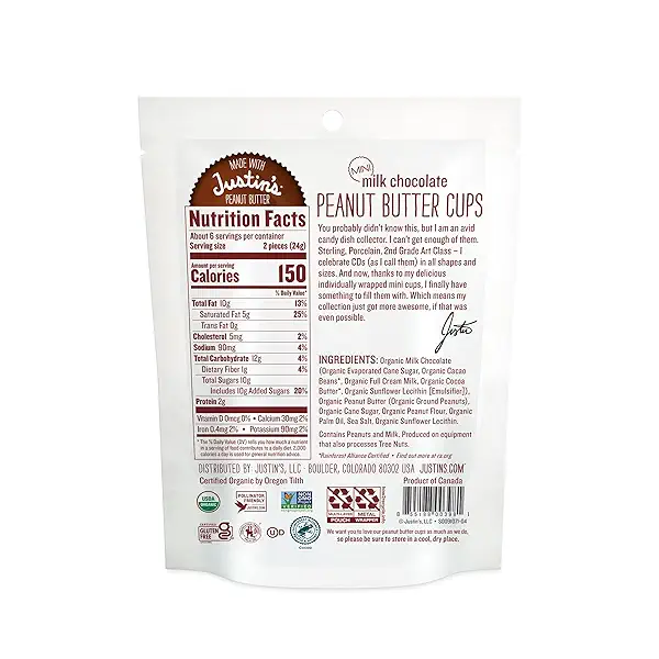 Mini Peanut Butter Cups, Milk Chocolate, 4.7 oz 2