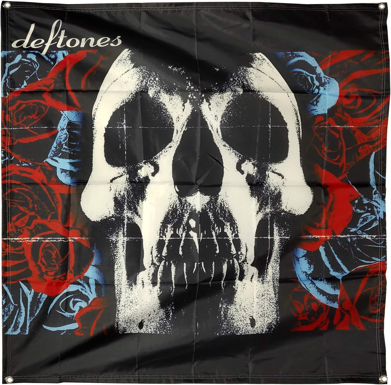 Deftones Flag Album Cover Tapestry Skull Art Poster 4x4 ft banner man cave