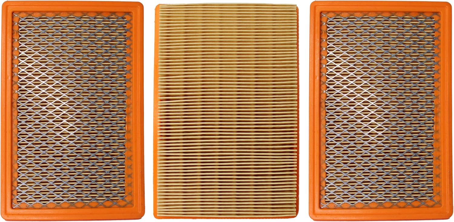 Universal Generator Part- 0E9371A Replacement Air Filter HSB Rectangle 8kW & 11kW (3 Pack)