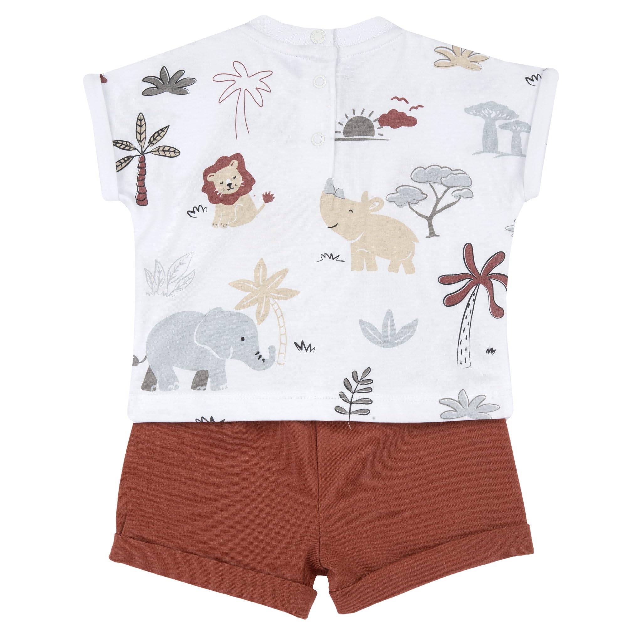 Chicco, Completo Neonato con T-Shirt e Pantaloncini, in Morbido Tessuto, Abbigliamento Bambino, Designed in Italy