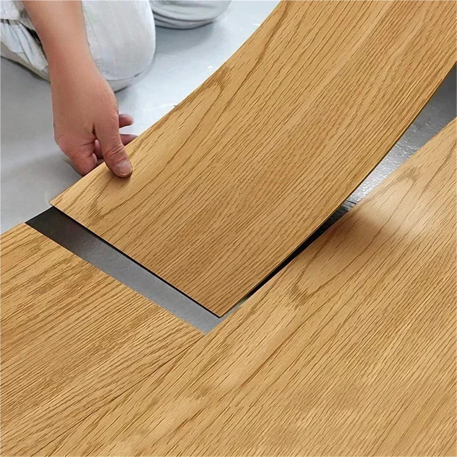 Adesivi for pavimenti con venature del legno 10 pezzi