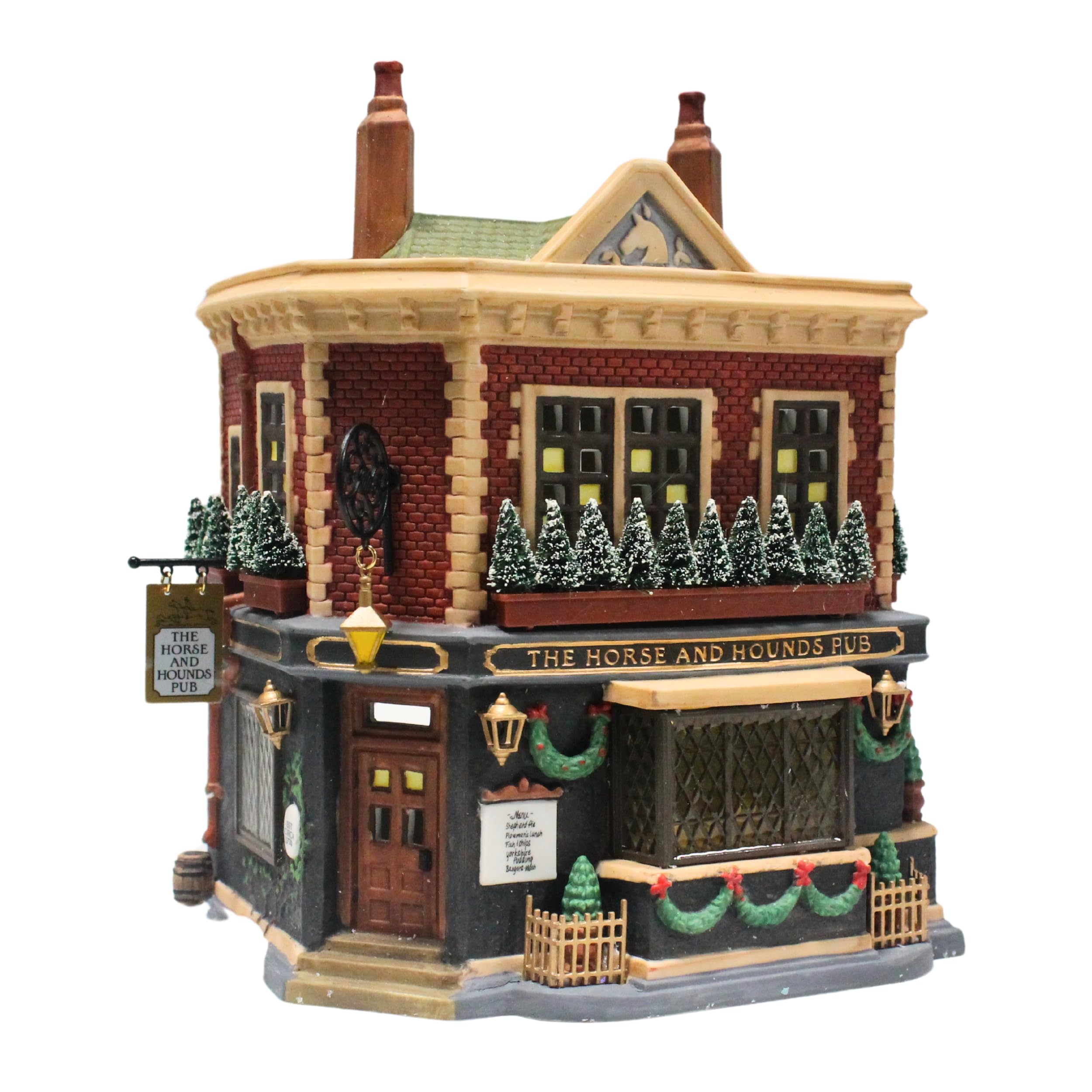 Le Cheval et Hounds Pub Department 56 le cadeau idéal pour collectionneur Dickens Village