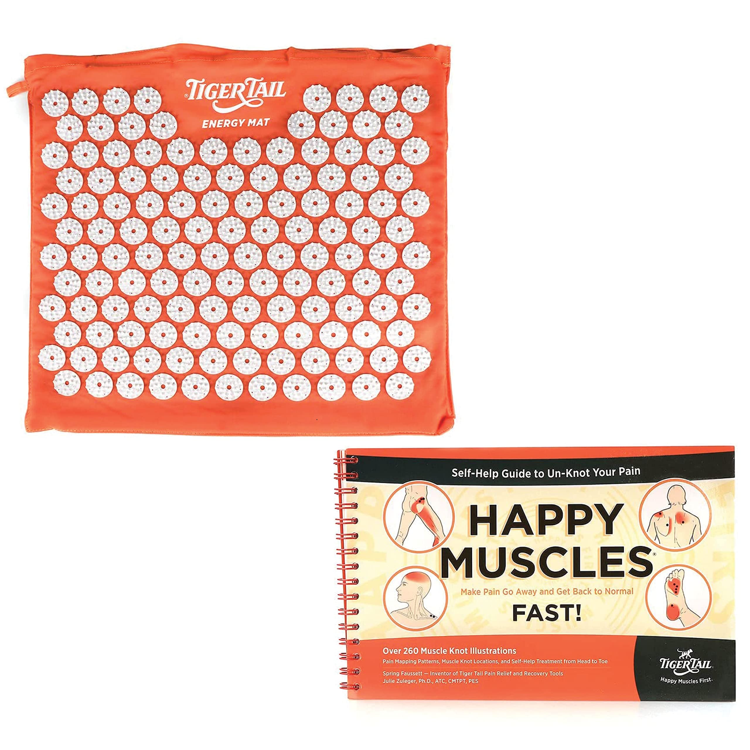 Tiger TailBundle: Acupressure Energy Mat + Happy Muscles Book