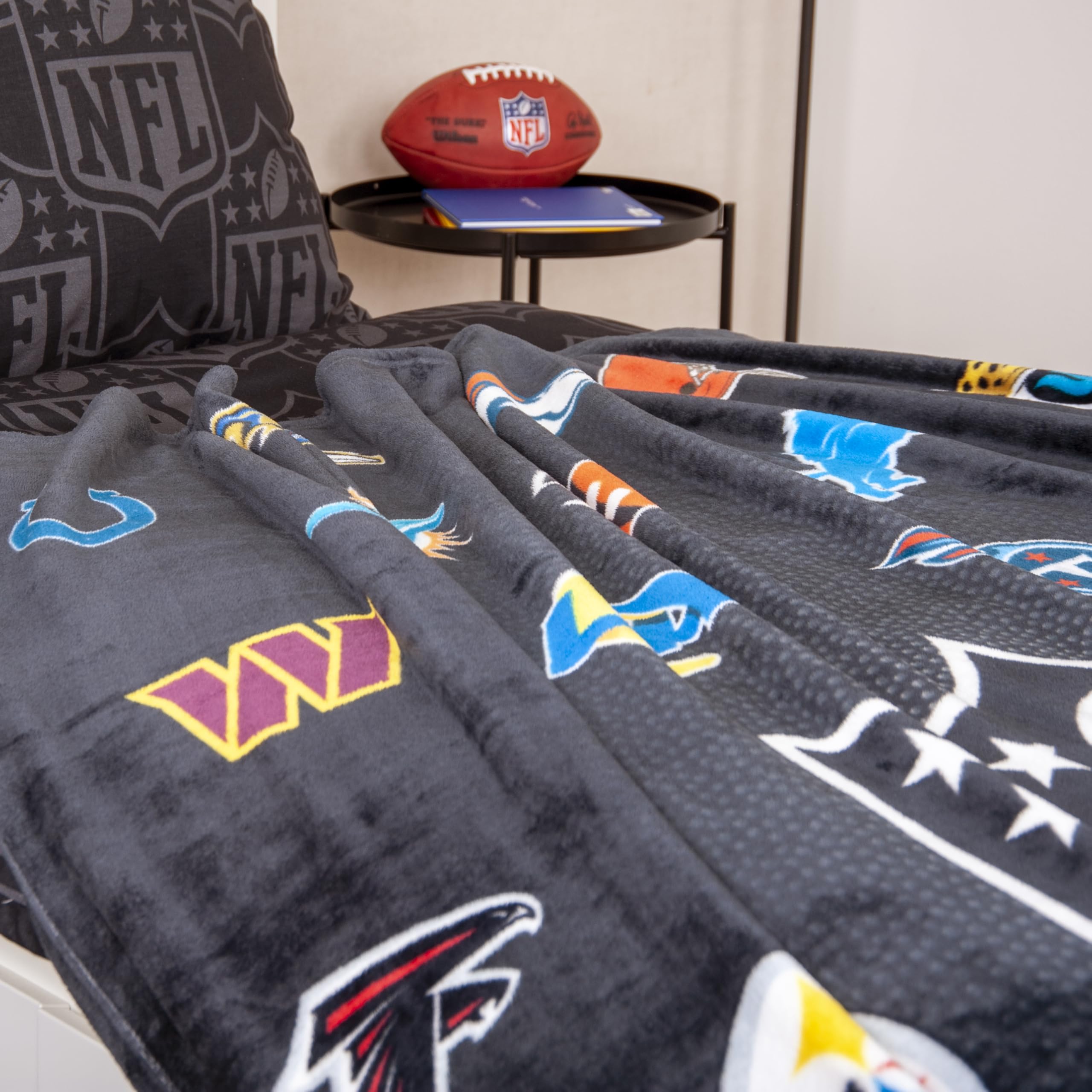 Herding Coperta Wellsoft NFL Teams, 150 x 200 cm, Morbida e Confortevole, Poliestere